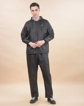 dollar Men Relaxed Fit Waterproof Raincoat-picture-50