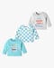 FULL SLEEVE T SHIRT, ASSORTED, 0-3M