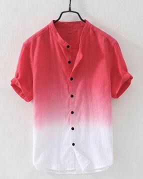 tigersnake Men Ombre-Dyed Regular Fit Shirt-picture-43
