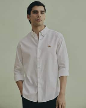 andamen Men Cotton Embroidered Regular Fit Shirt-picture-12