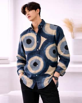 Women Abstract Print Regular Fit Shirt