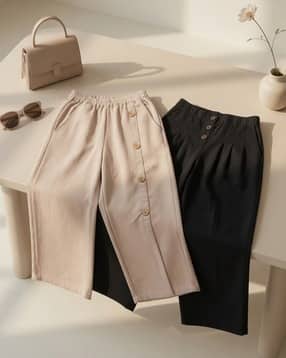 cutiekins Girls Pack of 2 Relaxed Fit Mid Rise Trousers-picture-16