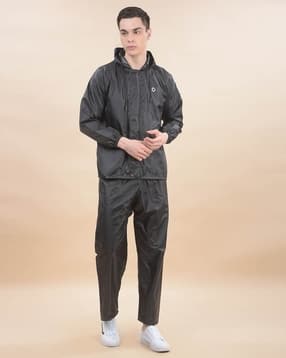 dollar Men Relaxed Fit Raincoat with Rain Pants-picture-47
