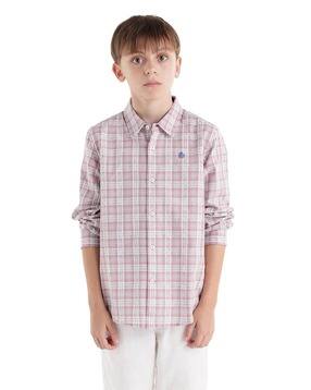 rare ones Boys Checks Regular Fit Shirt-picture-17