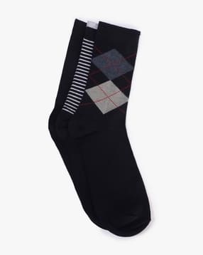 yousta Men Pack of 3 Printed Mid-Calf Length Socks-picture-14