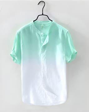 tigersnake Men Ombre-Dyed Regular Fit Shirt-picture-35