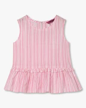 kg frendz Girls Striped Peplum Top l-picture-42