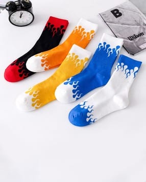 buda jeans co Men Pack of 5 Printed Everyday Socks-picture-18