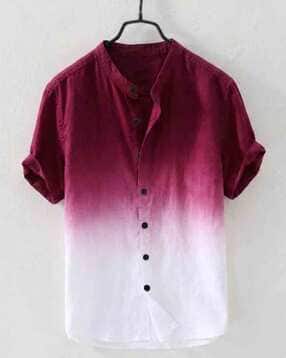 tigersnake Men Ombre-Dyed Regular Fit Shirt-picture-24