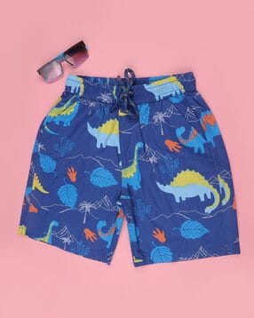 v-mart Boys Printed Regular Fit Mid-Rise Shorts-picture-17