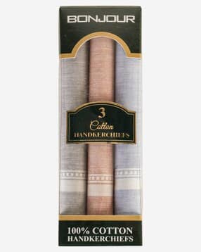 bonjour Men Cotton Handkerchiefs-picture-0