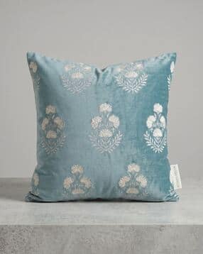 Embroidered Square Shaped Pillow 18" x 18"-image-33