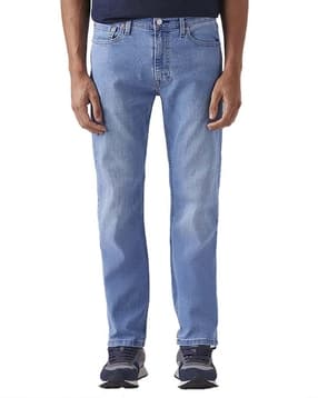 Men 513 Straight Fit Mid-Rise Jeans-image-2