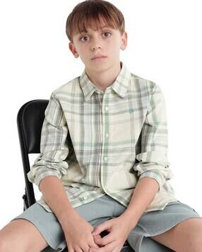 rare ones Boys Checks Regular Fit Shirt-picture-16