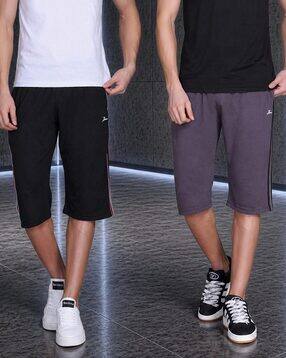 zeffit Men Pack Of 2 Regular Fit Shorts-picture-16