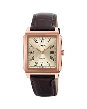 casio Men Gold Analog Dial Strap Watch - MTP-B190RGL-9BVDF-picture-10