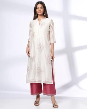 avaasa set Women Embroidery Flared Kurta-Bottom Set-picture-25