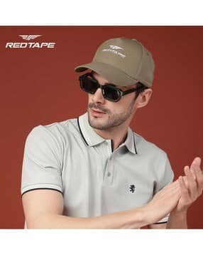 Unisex Logo Print Baseball Cap with Adjustable Strap-image-46