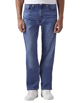 levi's Men 505 Straight Fit Mid-Rise Jeans-picture-16