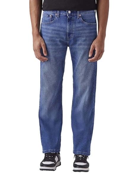 Levi's Men 505 Straight Fit Mid-Rise Jeans