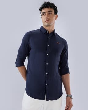superdry Regular Fit Summer Linen Shirt-picture-23