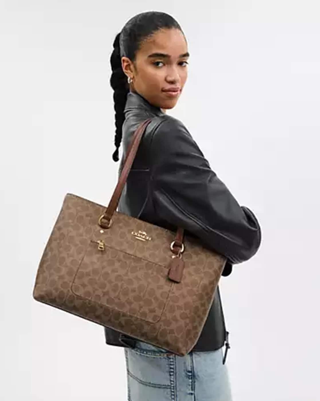Buy Coach Station Signature Canvas Tote Bag | Multi Color Women