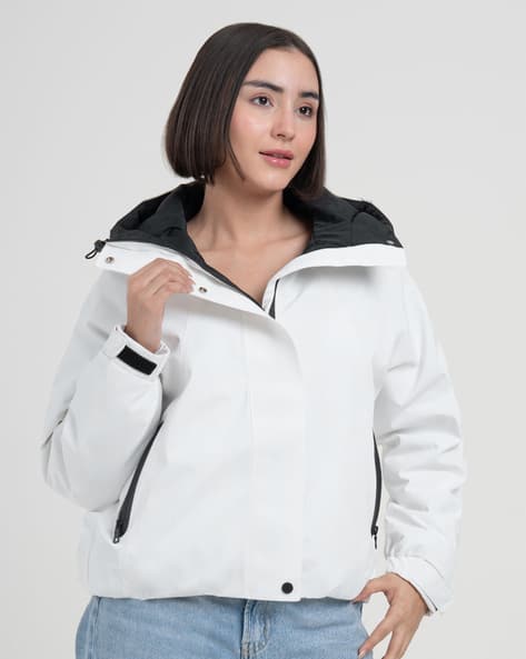 RED TAPE Women Regular Fit Hooded Puffer Jacket