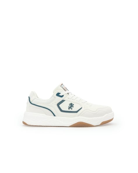 RED TAPE Colourblock Mid-Top Casual Shoes Red - Image 1