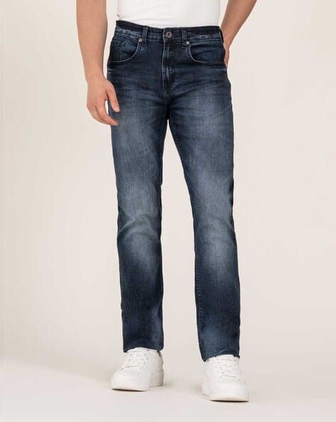 RED TAPE Men MId-Rise Straight Jeans