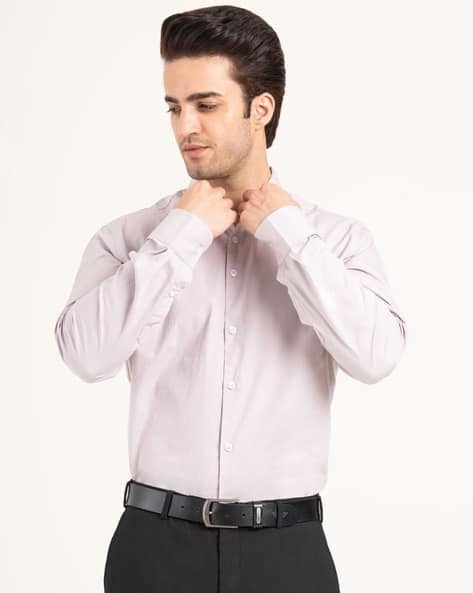 RED TAPE Men Relaxed Fit Button-Down Collar Shirt