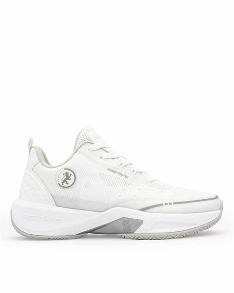 RED TAPE Men Logo Print Basketball Shoes - Red