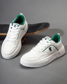 Men Round-Toe Lace-Up Sneakers-image-18
