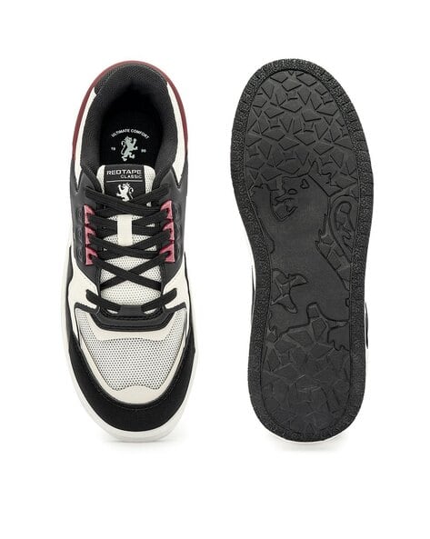 RED TAPE Men Low-Top Lace-Up Shoes Red - Image 6