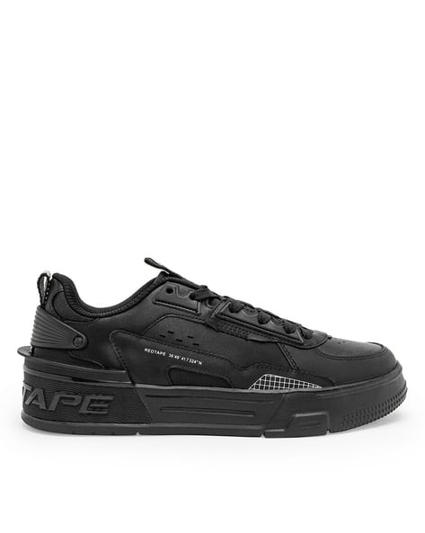 RED TAPE Men Round-Toe Lace-Up Sneakers Red - Image 2