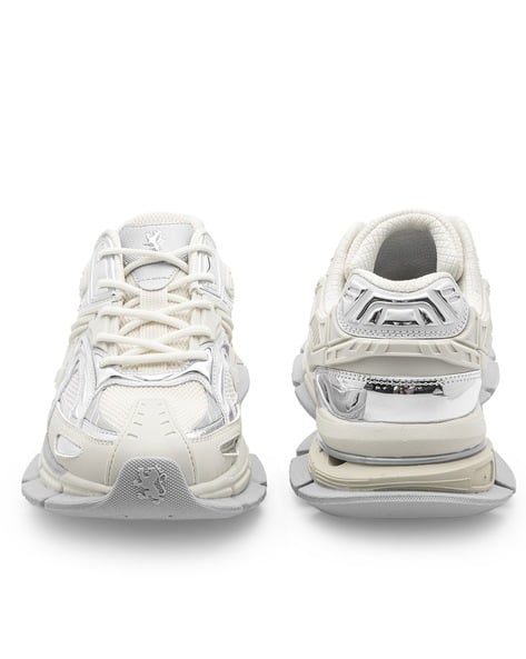 Men Round-Toe Sneakers with Lace Fastening - Image 4