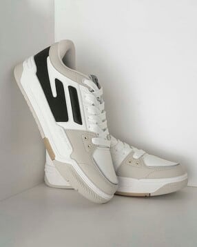 Men Colourblock Lace-Up Sneakers-image-6