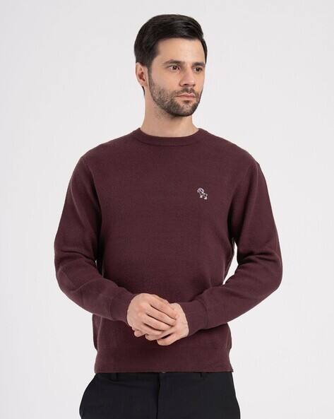 RED TAPE Men Round-Neck Regular Fit Pullover