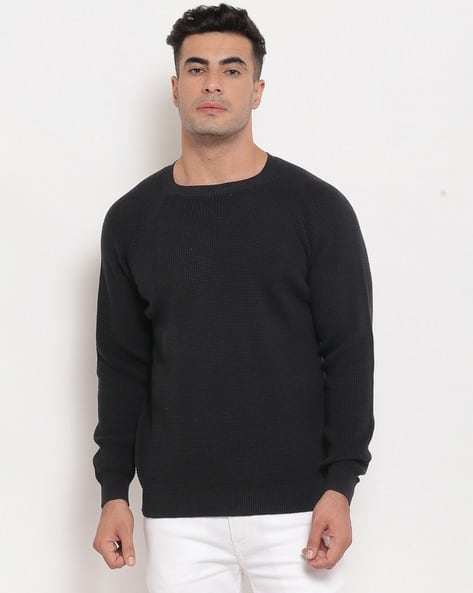 RED TAPE Men Regular Fit Round-Neck Sweater