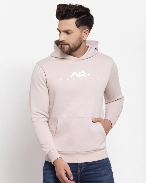 RED TAPE Men Typographic Print Regular Fit Hoodie