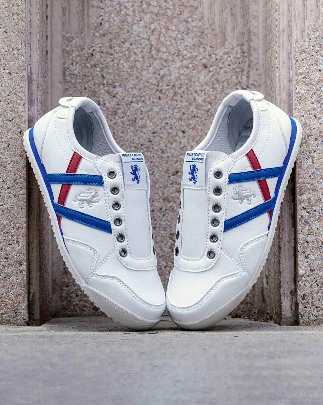 Buy RED TAPE Women Low-Top Slip-On Sneakers Online | Ajio.com