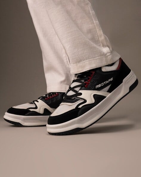 RED TAPE Men Low-Top Lace-Up Shoes Red - Image 1