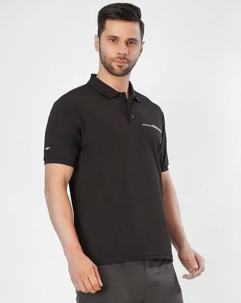 RED TAPE Men Regular Fit Polo T-shirt