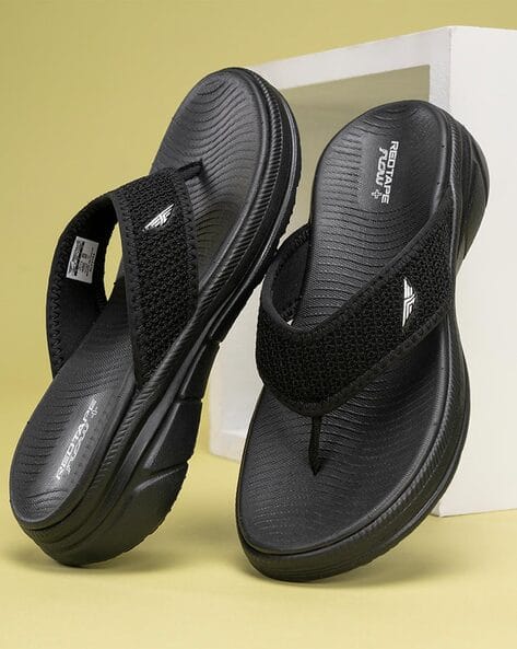 RED TAPE Women Logo-Embossed Slip-On Slides