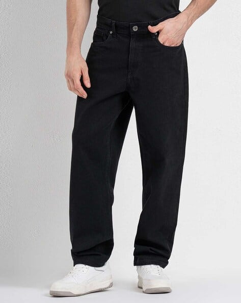 RED TAPE Men Mid-Rise Baggy Jeans