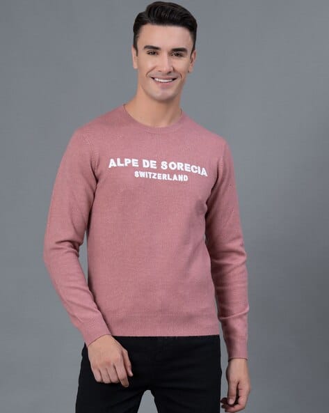 RED TAPE Men Embroidered Regular Fit Pullover