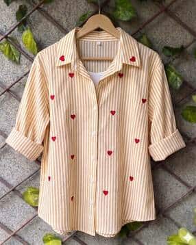 buda jeans co Women Striped Regular Fit Shirt-picture-10