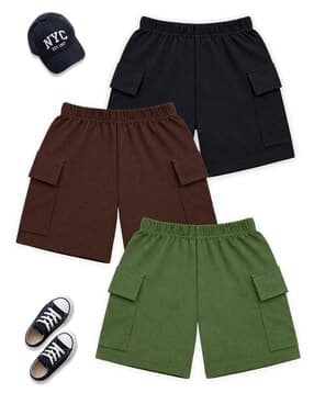 kuchipoo Boys Pack of 3 Shorts-picture-24