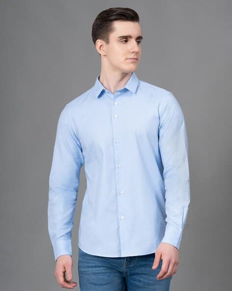 RED TAPE Men Shirt with Spread Collar