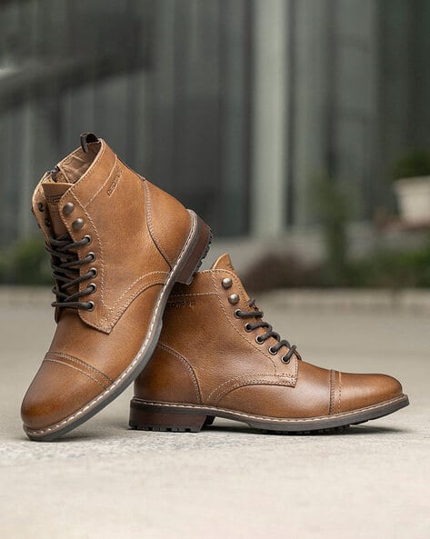 RED TAPE Men Lace-Up Ankle-Length Boots