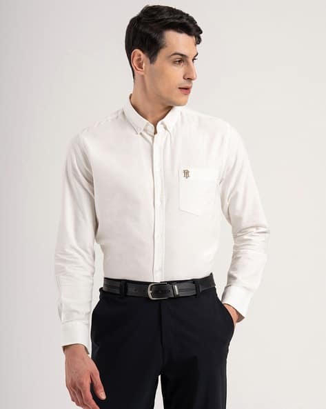 RED TAPE Men Loose Fit Shirt with Curved Hem